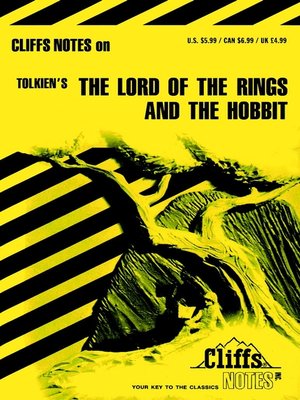 cover image of CliffsNotes on Tolkien;s The Lord of the Rings & The Hobbit
